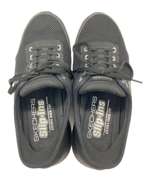SKECHERS（スケッチャーズ）SKECHERS ローカットスニーカー　Slip-ins GO WALK FLEX 100% WATERPROOF(スリップインズ ゴー ウォーク フレックス 100% ウォータープルーフ) ブラック サイズ:26.5cmの古着・服飾アイテム