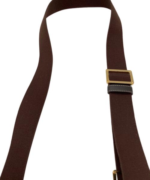 LOEWE（ロエベ）LOEWE (ロエベ) アナグラムスエードショルダーバッグ ベージュの古着・服飾アイテム
