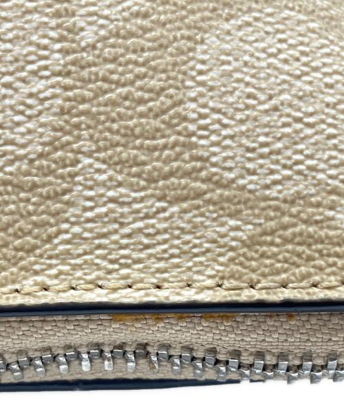 COACH（コーチ）COACH (コーチ) 	シグネチャー ベージュ×ブルーの古着・服飾アイテム