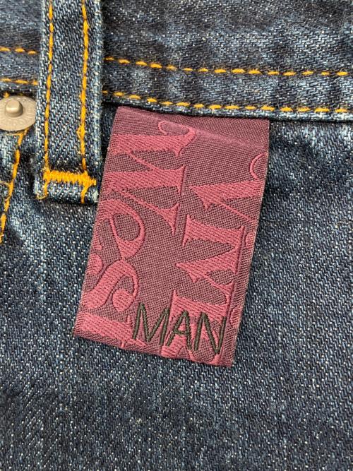 Vivienne Westwood man（ヴィヴィアン ウェストウッド マン）Vivienne Westwood man (ヴィヴィアン ウェストウッド マン) オーブ刺繍デニムパンツ インディゴ サイズ:44の古着・服飾アイテム