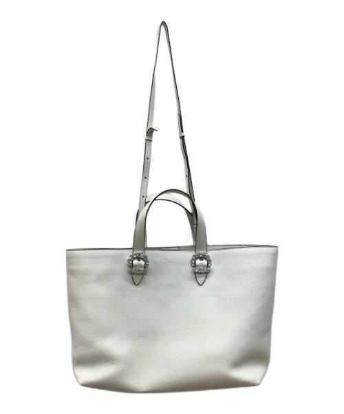 JIMMY CHOO（ジミーチュウ）JIMMY CHOO (ジミーチュウ) 	CHERI ホワイトの古着・服飾アイテム