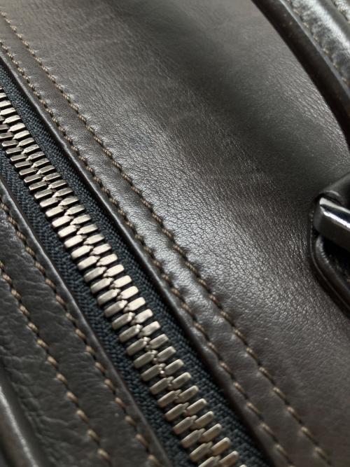 TOD'S（トッズ）TOD'S (トッズ) ビジネスバッグ ブラック×ブラウンの古着・服飾アイテム