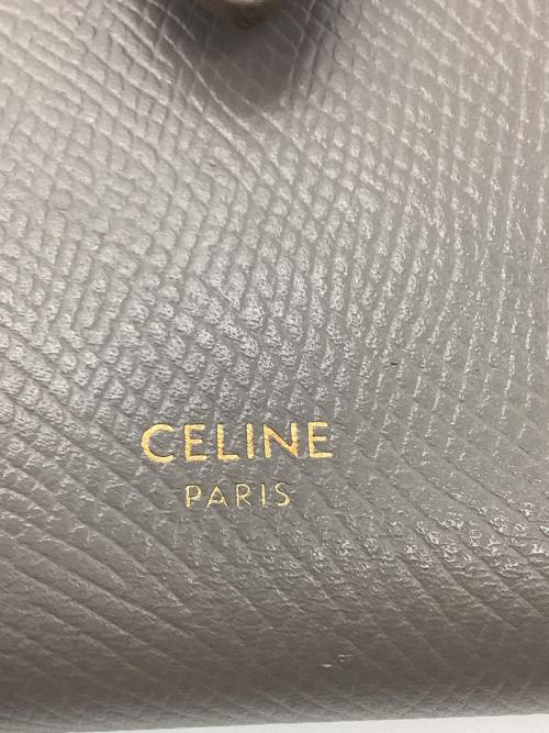CELINE（セリーヌ）CELINE (セリーヌ) 	ミディアムストラップウォレット グレーの古着・服飾アイテム