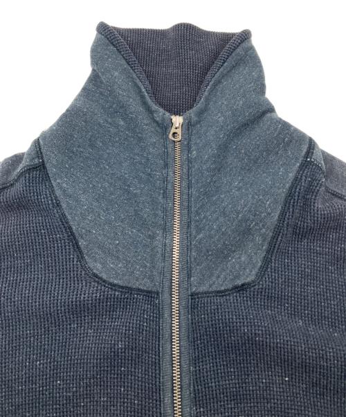 DIESEL（ディーゼル）DIESEL (ディーゼル) ニットジャケット ネイビー サイズ:Lの古着・服飾アイテム