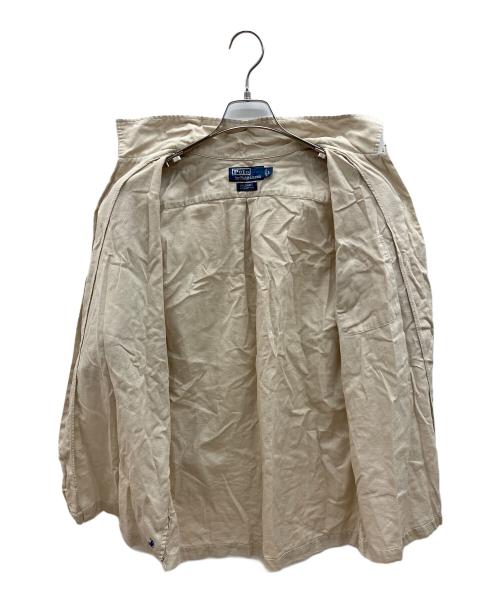 POLO RALPH LAUREN（ポロ・ラルフローレン）POLO RALPH LAUREN (ポロ・ラルフローレン) 90s半袖シャツ　CALDWELL ベージュ サイズ:Lの古着・服飾アイテム