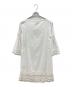 LAUREN RALPH LAUREN (ローレン ラルフ ローレン) 80sレースギミックワンピース　緑タグ ホワイト サイズ:XS：4000円
