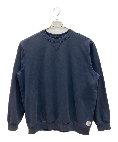 CarHartt（カーハート）CarHartt (カーハート) Loose Fit Midweight Crew Sweat ネイビー サイズ:XLの古着・服飾アイテム