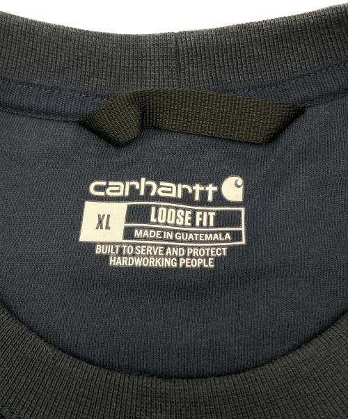 CarHartt（カーハート）CarHartt (カーハート) Loose Fit Midweight Crew Sweat ネイビー サイズ:XLの古着・服飾アイテム