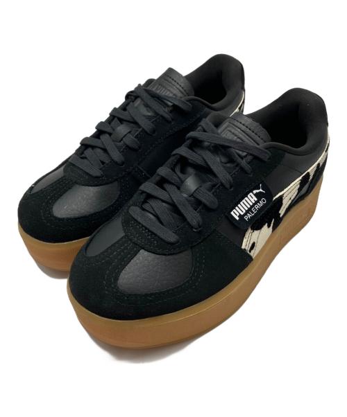 PUMA（プーマ）PUMA (プーマ) PALERMO ELEVATA WILD INSTINCT WNS ブラック サイズ:24.5の古着・服飾アイテム