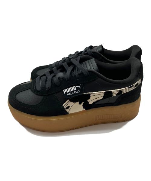 PUMA（プーマ）PUMA (プーマ) PALERMO ELEVATA WILD INSTINCT WNS ブラック サイズ:24.5の古着・服飾アイテム