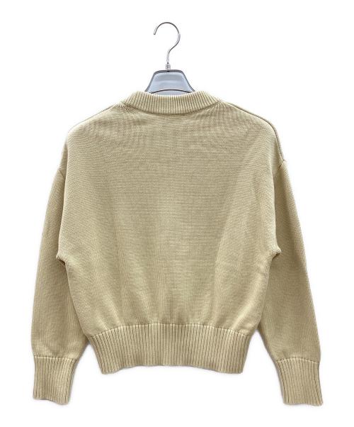 AMI Alexandre Mattiussi（アミアレクサンドルマテュッシ）AMI Alexandre Mattiussi (アミアレクサンドルマテュッシ) 厚手ニット ベージュ サイズ:XSの古着・服飾アイテム