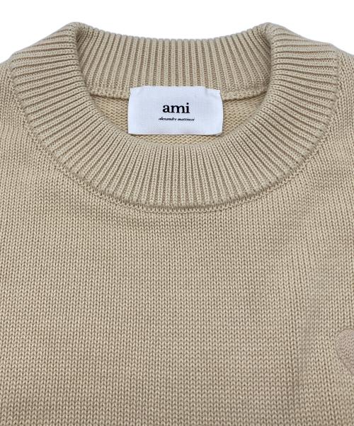 AMI Alexandre Mattiussi（アミアレクサンドルマテュッシ）AMI Alexandre Mattiussi (アミアレクサンドルマテュッシ) 厚手ニット ベージュ サイズ:XSの古着・服飾アイテム