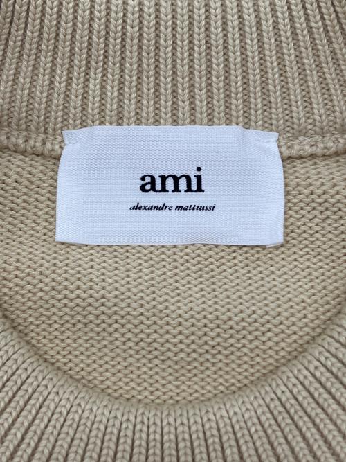 AMI Alexandre Mattiussi（アミアレクサンドルマテュッシ）AMI Alexandre Mattiussi (アミアレクサンドルマテュッシ) 厚手ニット ベージュ サイズ:XSの古着・服飾アイテム