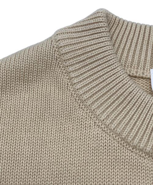 AMI Alexandre Mattiussi（アミアレクサンドルマテュッシ）AMI Alexandre Mattiussi (アミアレクサンドルマテュッシ) 厚手ニット ベージュ サイズ:XSの古着・服飾アイテム