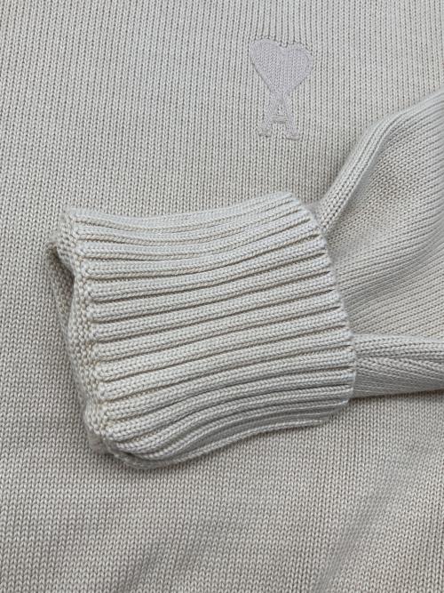 AMI Alexandre Mattiussi（アミアレクサンドルマテュッシ）AMI Alexandre Mattiussi (アミアレクサンドルマテュッシ) 厚手ニット ベージュ サイズ:XSの古着・服飾アイテム