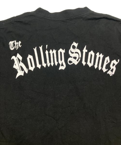 JACKROSE（ジャックローズ）JACKROSE (ジャックローズ) THE ROLLING STONES (ザ ローリングストーンズ) 半袖カットソー ブラック×レッド サイズ:Ｍの古着・服飾アイテム