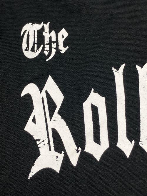 JACKROSE（ジャックローズ）JACKROSE (ジャックローズ) THE ROLLING STONES (ザ ローリングストーンズ) 半袖カットソー ブラック×レッド サイズ:Ｍの古着・服飾アイテム