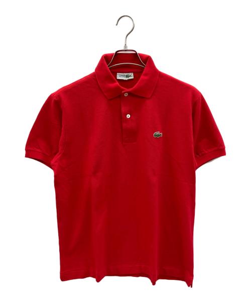CHEMISE LACOSTE（シュミーズ ラコステ）CHEMISE LACOSTE (シュミーズ ラコステ) 70sポロシャツ レッド サイズ:5の古着・服飾アイテム
