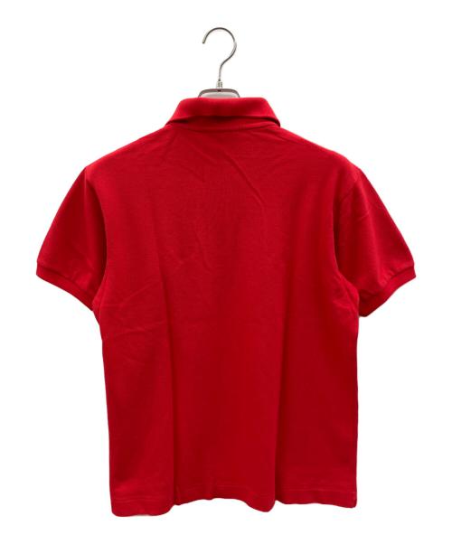 CHEMISE LACOSTE（シュミーズ ラコステ）CHEMISE LACOSTE (シュミーズ ラコステ) 70sポロシャツ レッド サイズ:5の古着・服飾アイテム