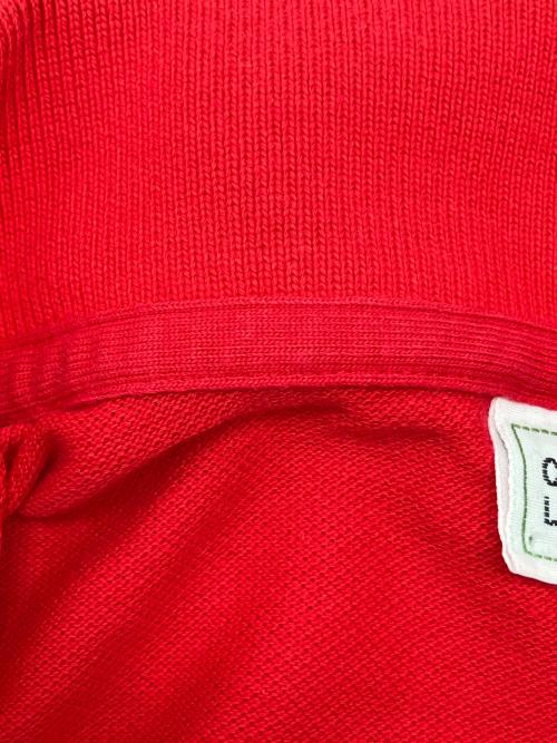 CHEMISE LACOSTE（シュミーズ ラコステ）CHEMISE LACOSTE (シュミーズ ラコステ) 70sポロシャツ レッド サイズ:5の古着・服飾アイテム