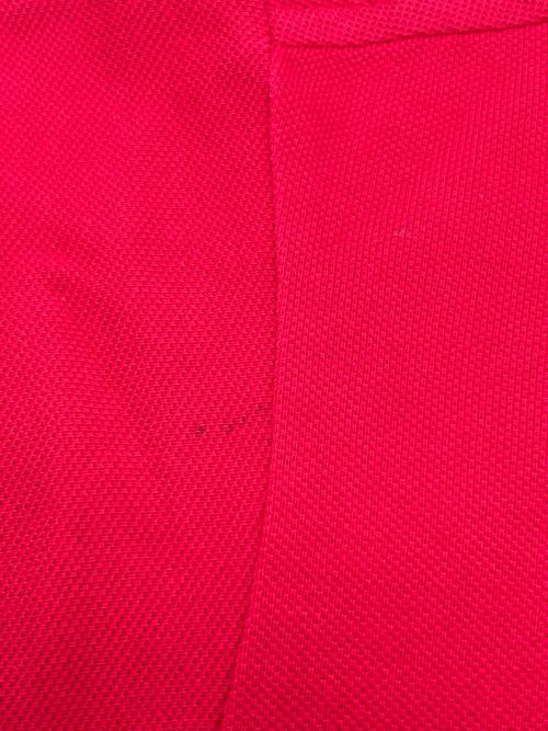 CHEMISE LACOSTE（シュミーズ ラコステ）CHEMISE LACOSTE (シュミーズ ラコステ) 70sポロシャツ レッド サイズ:5の古着・服飾アイテム