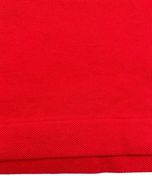 CHEMISE LACOSTE（シュミーズ ラコステ）CHEMISE LACOSTE (シュミーズ ラコステ) 70sポロシャツ レッド サイズ:5の古着・服飾アイテム