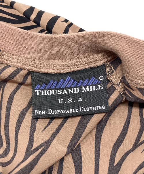 Thousand Mile（サウザンドマイル）Thousand Mile (サウザンドマイル) ノースリーブワンピース ブラウン×ブラック サイズ:Ｆの古着・服飾アイテム