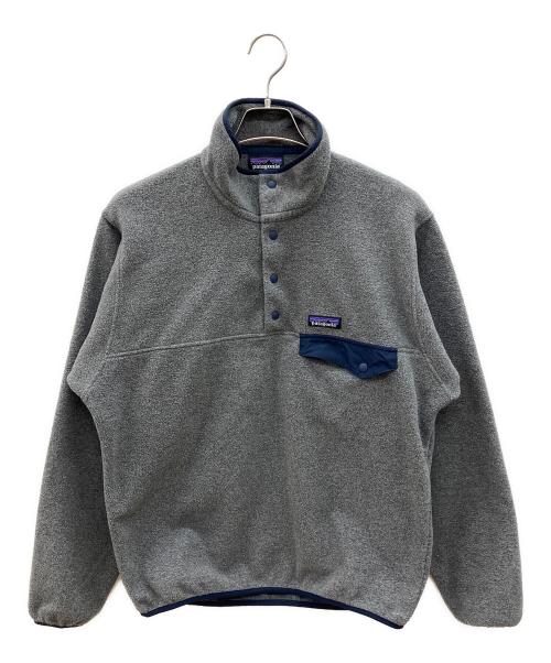 Patagonia（パタゴニア）Patagonia (パタゴニア) スナップT　アウトドア グレー×ネイビー サイズ:Sの古着・服飾アイテム