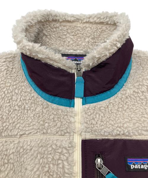 Patagonia（パタゴニア）Patagonia (パタゴニア) Classic RetroX フリース ベスト ホワイト×スカイブルー×インディゴ サイズ:Ｍの古着・服飾アイテム