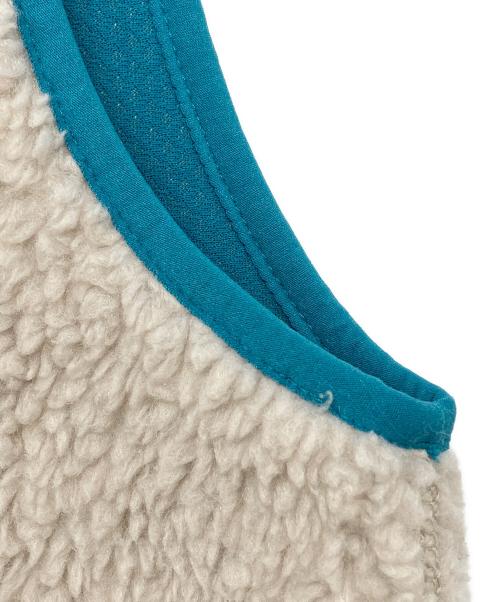 Patagonia（パタゴニア）Patagonia (パタゴニア) Classic RetroX フリース ベスト ホワイト×スカイブルー×インディゴ サイズ:Ｍの古着・服飾アイテム