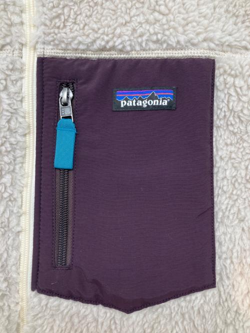 Patagonia（パタゴニア）Patagonia (パタゴニア) Classic RetroX フリース ベスト ホワイト×スカイブルー×インディゴ サイズ:Ｍの古着・服飾アイテム