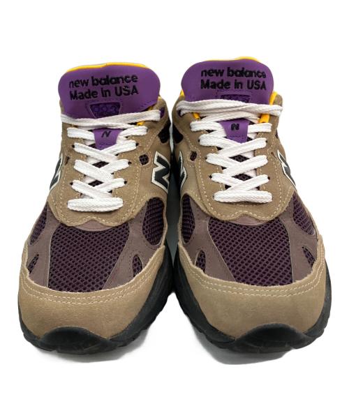 NEW BALANCE（ニューバランス）NEW BALANCE (ニューバランス) 	NEW BALANCE ベージュ×パープル サイズ:27.5の古着・服飾アイテム