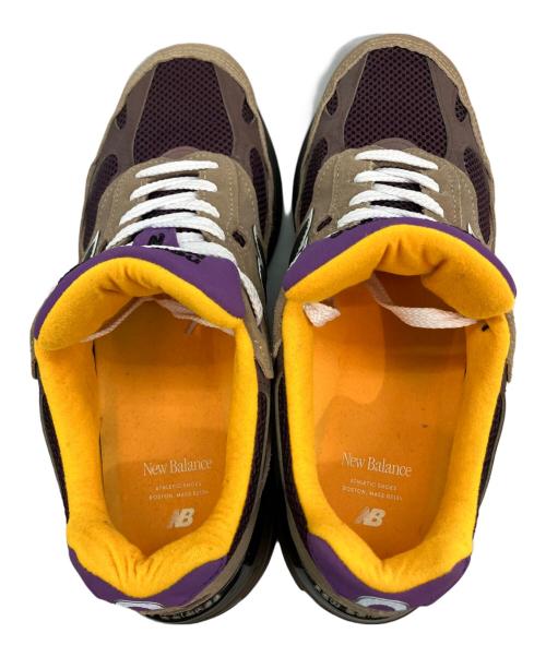 NEW BALANCE（ニューバランス）NEW BALANCE (ニューバランス) 	NEW BALANCE ベージュ×パープル サイズ:27.5の古着・服飾アイテム