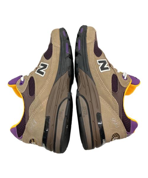 NEW BALANCE（ニューバランス）NEW BALANCE (ニューバランス) 	NEW BALANCE ベージュ×パープル サイズ:27.5の古着・服飾アイテム