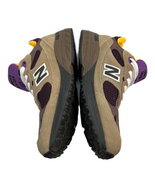 NEW BALANCE（ニューバランス）NEW BALANCE (ニューバランス) 	NEW BALANCE ベージュ×パープル サイズ:27.5の古着・服飾アイテム