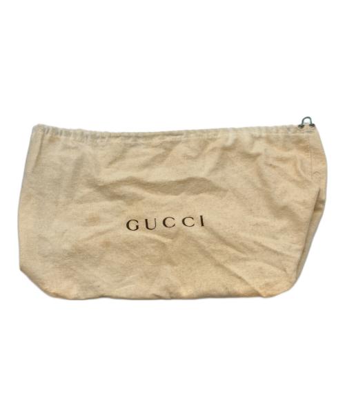 GUCCI（グッチ）GUCCI (グッチ) バンブーハンドバッグ　OLD GUCCI ブラック×ナチュラルの古着・服飾アイテム
