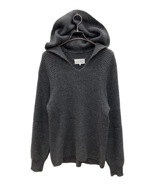 Maison Margiela（メゾンマルジェラ）Maison Margiela (メゾンマルジェラ) 厚手ニット　ジョン・ガリアーノ期 グレー サイズ:XLの古着・服飾アイテム