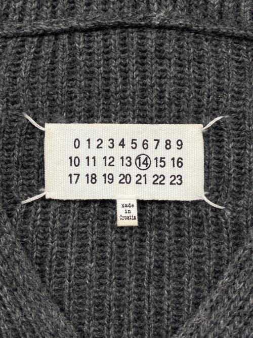 Maison Margiela（メゾンマルジェラ）Maison Margiela (メゾンマルジェラ) 厚手ニット　ジョン・ガリアーノ期 グレー サイズ:XLの古着・服飾アイテム