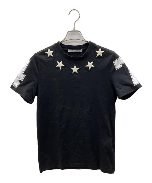 GIVENCHY（ジバンシィ）GIVENCHY (ジバンシィ) 半袖カットソー　スター ブラック×ホワイト サイズ:XSの古着・服飾アイテム