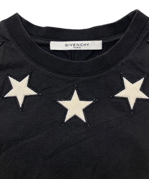 GIVENCHY（ジバンシィ）GIVENCHY (ジバンシィ) 半袖カットソー　スター ブラック×ホワイト サイズ:XSの古着・服飾アイテム