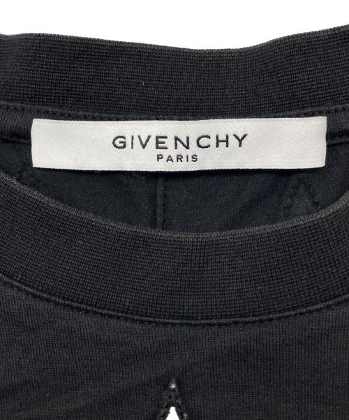 GIVENCHY（ジバンシィ）GIVENCHY (ジバンシィ) 半袖カットソー　スター ブラック×ホワイト サイズ:XSの古着・服飾アイテム