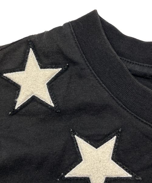 GIVENCHY（ジバンシィ）GIVENCHY (ジバンシィ) 半袖カットソー　スター ブラック×ホワイト サイズ:XSの古着・服飾アイテム