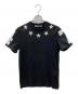 GIVENCHY（ジバンシィ）の古着「半袖カットソー　スター」｜ブラック×ホワイト