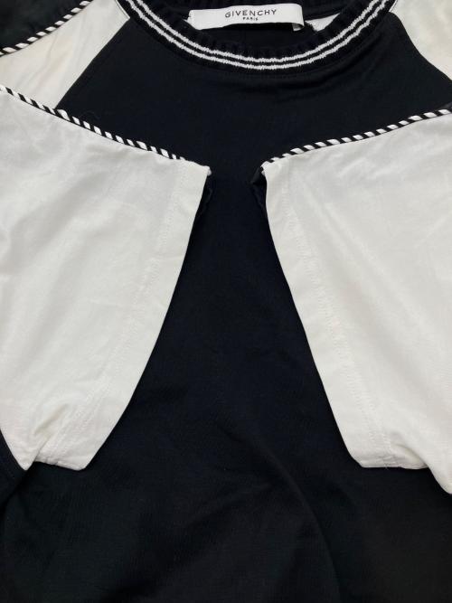 GIVENCHY（ジバンシィ）GIVENCHY (ジバンシィ) 半袖カットソー ブラック×ホワイト サイズ:XSの古着・服飾アイテム
