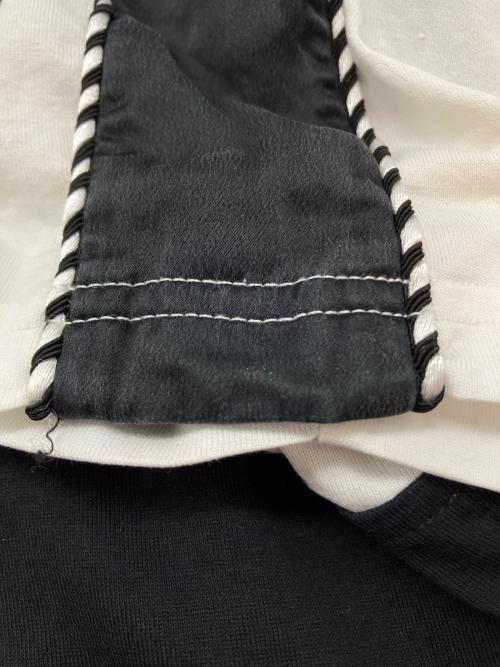 GIVENCHY（ジバンシィ）GIVENCHY (ジバンシィ) 半袖カットソー ブラック×ホワイト サイズ:XSの古着・服飾アイテム