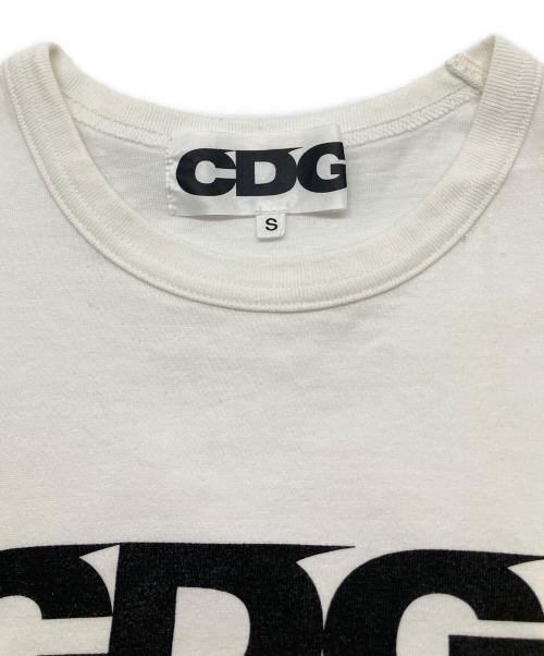 CDG（シーディージー）CDG (シーディージー) 半袖カットソー ホワイト サイズ:Sの古着・服飾アイテム