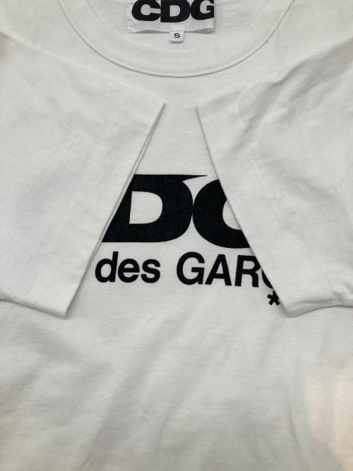 CDG（シーディージー）CDG (シーディージー) 半袖カットソー ホワイト サイズ:Sの古着・服飾アイテム
