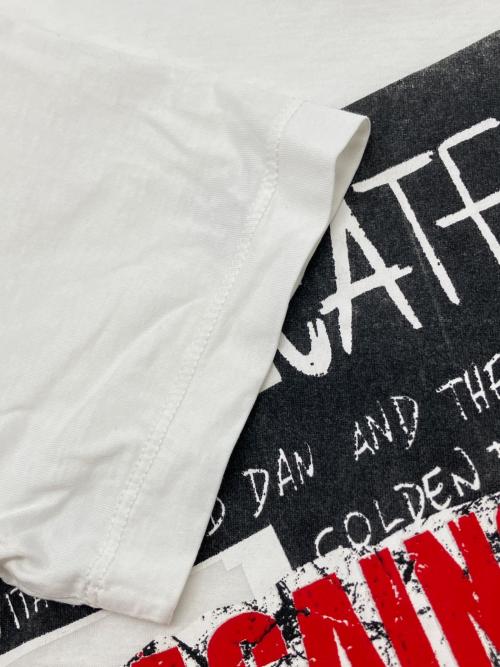 DSQUARED2（ディースクエアード）DSQUARED2 (ディースクエアード) 半袖カットソー ホワイト×ブラック サイズ:Sの古着・服飾アイテム