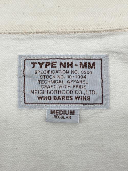NEIGHBORHOOD（ネイバーフッド）NEIGHBORHOOD (ネイバーフッド) MIL-UTILITY/C-SHIRT.LS ホワイト サイズ:Ｍの古着・服飾アイテム