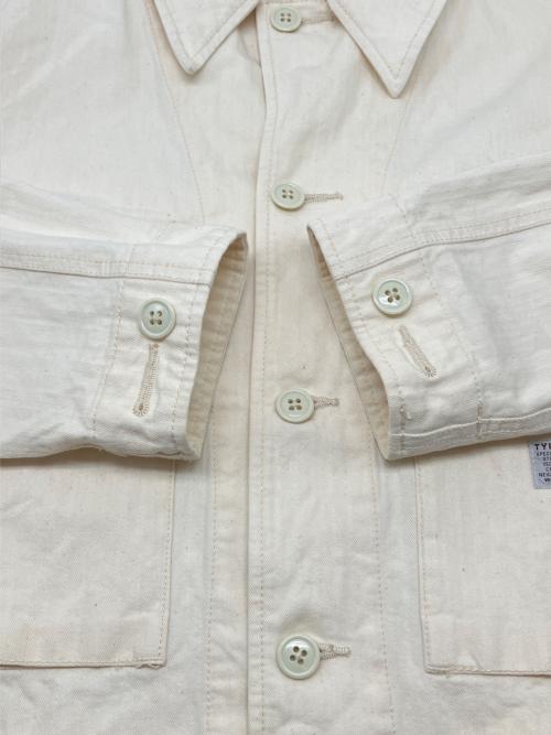 NEIGHBORHOOD（ネイバーフッド）NEIGHBORHOOD (ネイバーフッド) MIL-UTILITY/C-SHIRT.LS ホワイト サイズ:Ｍの古着・服飾アイテム